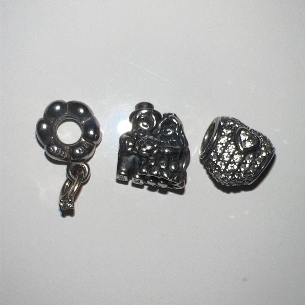 Pandora Silver Charm Set